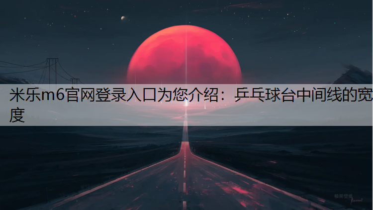 乒乓球台中间线的宽度